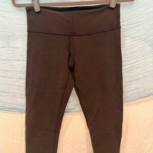 lululemon athletica Brown cropped Leggings